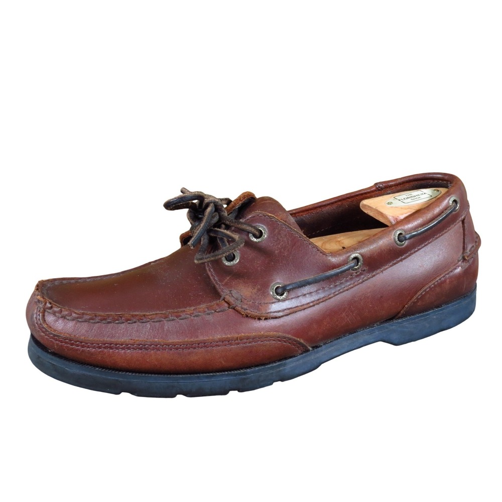 Dockers Castaway Mens Boat‎ Shoe Size 10M Casual Nautical Brown Leather Loafer